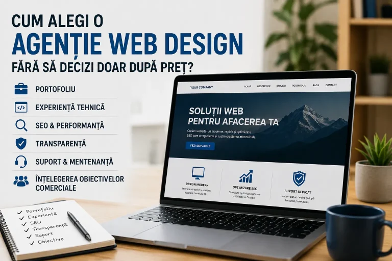 Cum alegi o agenție web design fără să decizi doar după preț? Cum alegi o agenție web design fără să decizi doar după preț