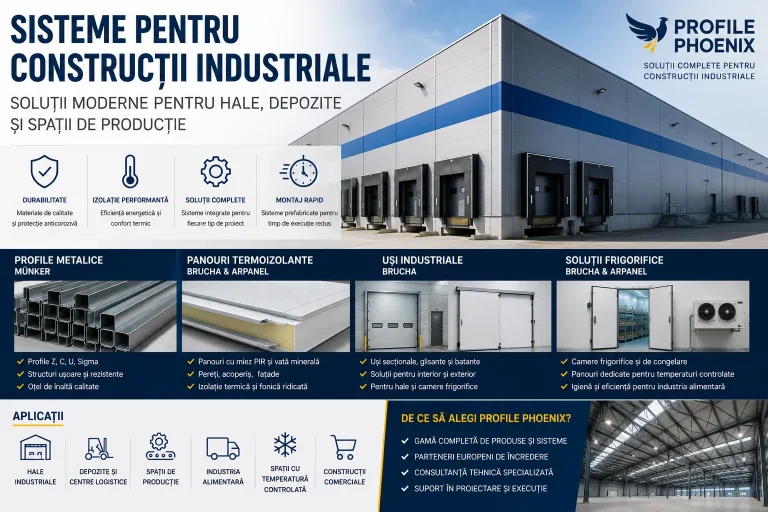 Sisteme pentru construcții industriale: soluții moderne pentru hale, depozite și spații de producție 8