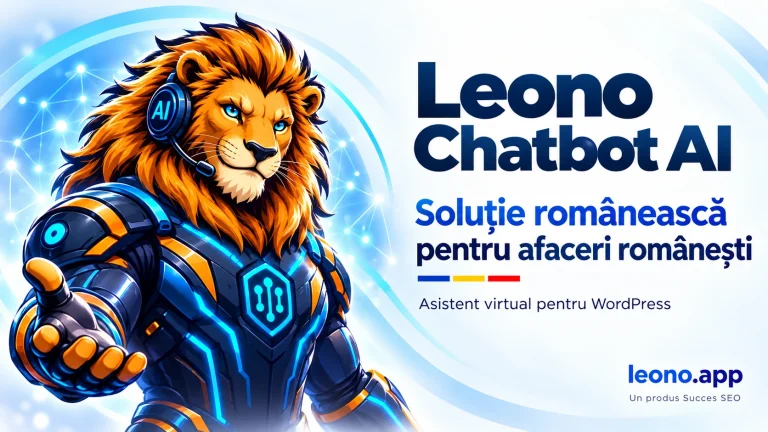 Business, design și inovație: Leono AI Chat Bot, asistentul virtual pentru firme și agenții
